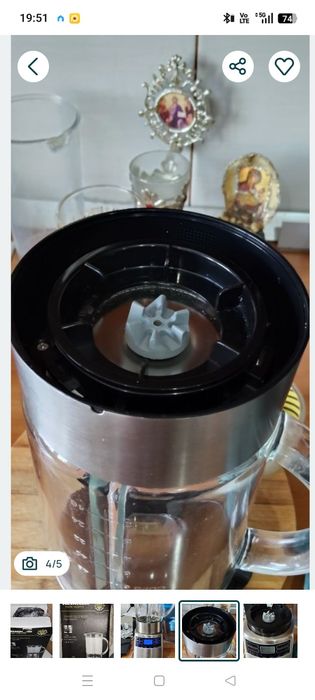 Blender Heinner Master Collection HBL-1000XMC , 1000 W 1.5 l 6 programe functie Pulse, Negru/Argintiu .Putere maxima de 1000W