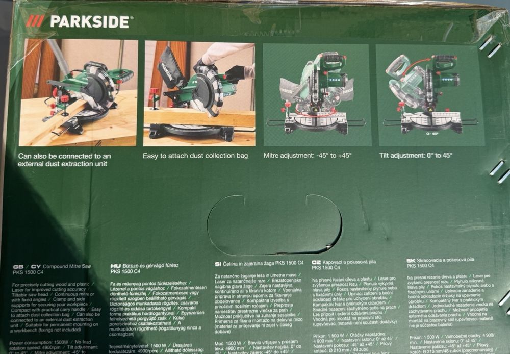 Ferestrau circular 1500w Parkside
