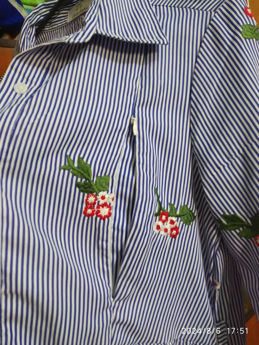 Рубашка туника для кормящих