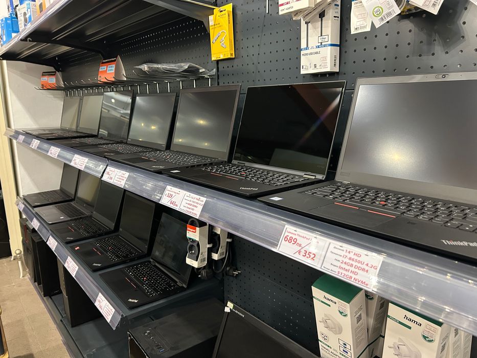 Като нов! Лаптоп Lenovo Т480 i5/16GB RAM/512 SSD, 3 м. гар.