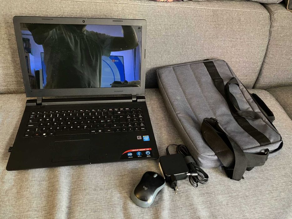 Lenovo IdeaPad 100-15IBY 80MJ 15.6” – Windows 10, пълен комплект с чанта/мишка/зарядно