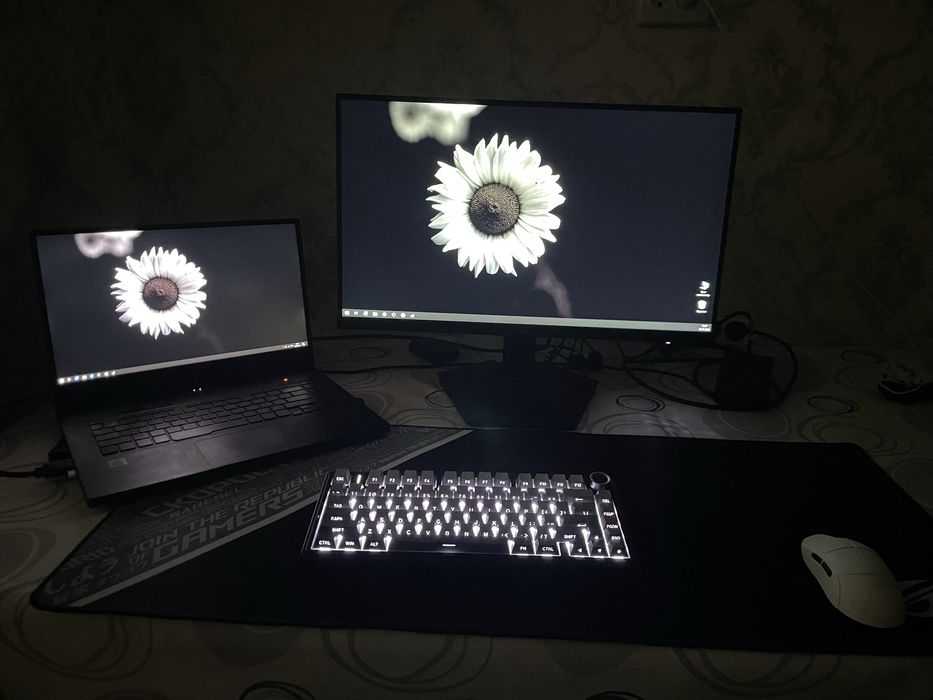Игровой сетап без ноутбука на фотографии