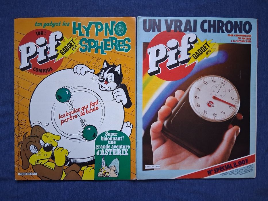 ЛОТ Стари Френски Списания Pif Gadjet / 1978 - 1980 год.