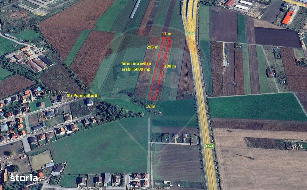 Teren intravilan, 5000 mp, Stupini, str Pomiculturii