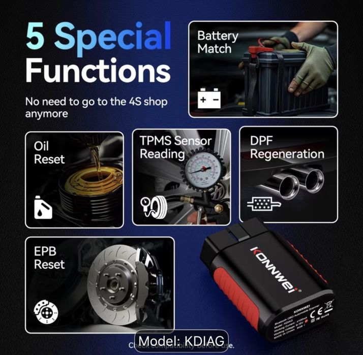 Diagnoza Obd2  KONNWEI