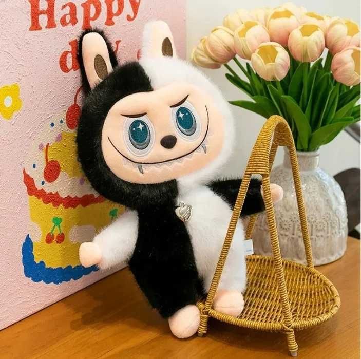 Голяма Плюшена играчка Лабубу Angel & Devil, Голямо Лабубу