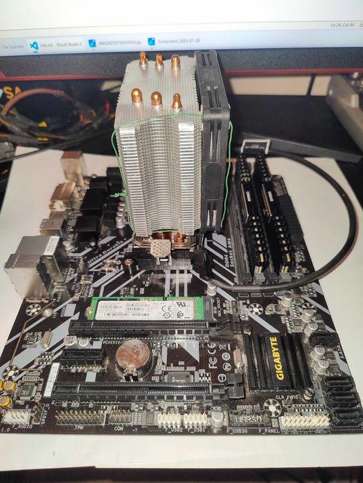 Kit AM4 Ryzen 3600: CPU + MB + RAM(2x8GB) + NVME(SSD) 512 GB, 3500 MB/