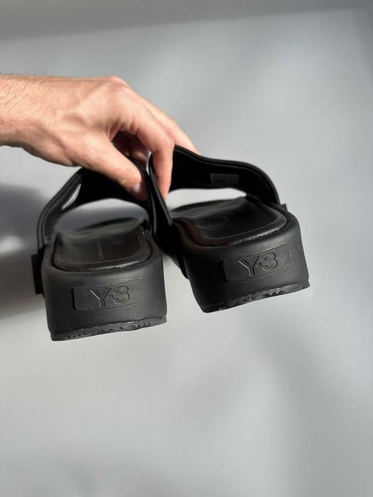 Adidas x Y-3 slippers leather size 44.5 fit 43.5