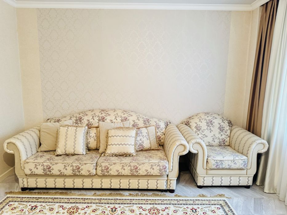 Диван и 2 кресла, трансформер, новая