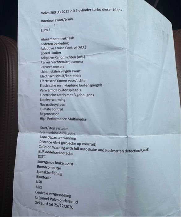 Vand sau Schimb  /VOLVO s60   2.0 D / 5 cilindri / 163cp.