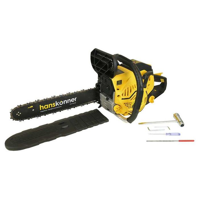 Бензопила Hanskonner Легкий Старт, Свечи CDK.Шина 40.5см, 2.4л,с. 64зв