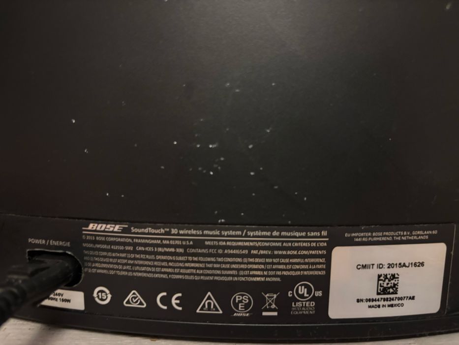 Boxa portabila bose soundtouch 30