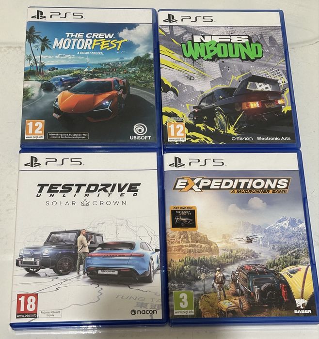 Pachet 4 Jocuri PS5 – Curse & Off-Road (Stare Impecabilă)