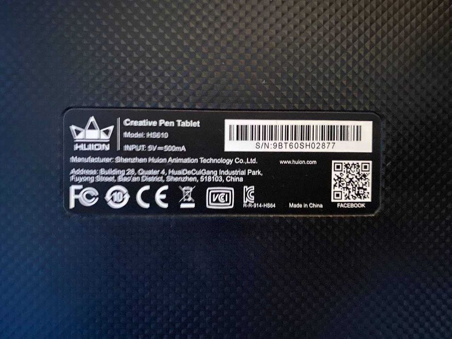 Графический планшет HUION HS610
