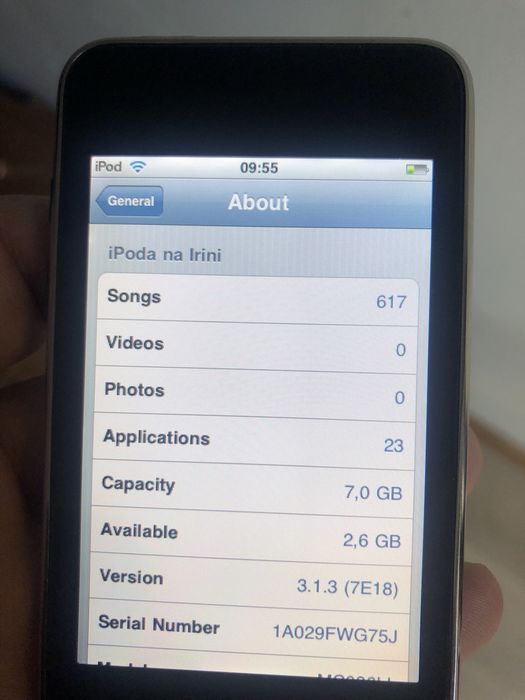 ipod  touch 2-gen 8gb
