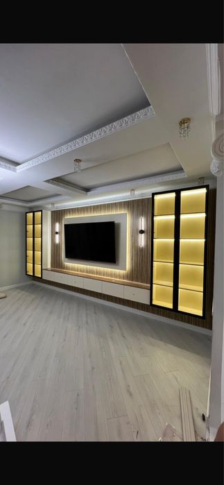 Tv zona aina ornatamyz. Установка тв, прихожая и спальная зона