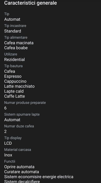 Espressor automat De'Longhi PrimaDonna S De Luxe ECAM 28.465MB, 1450W, 15 bar, 2 l, Inox