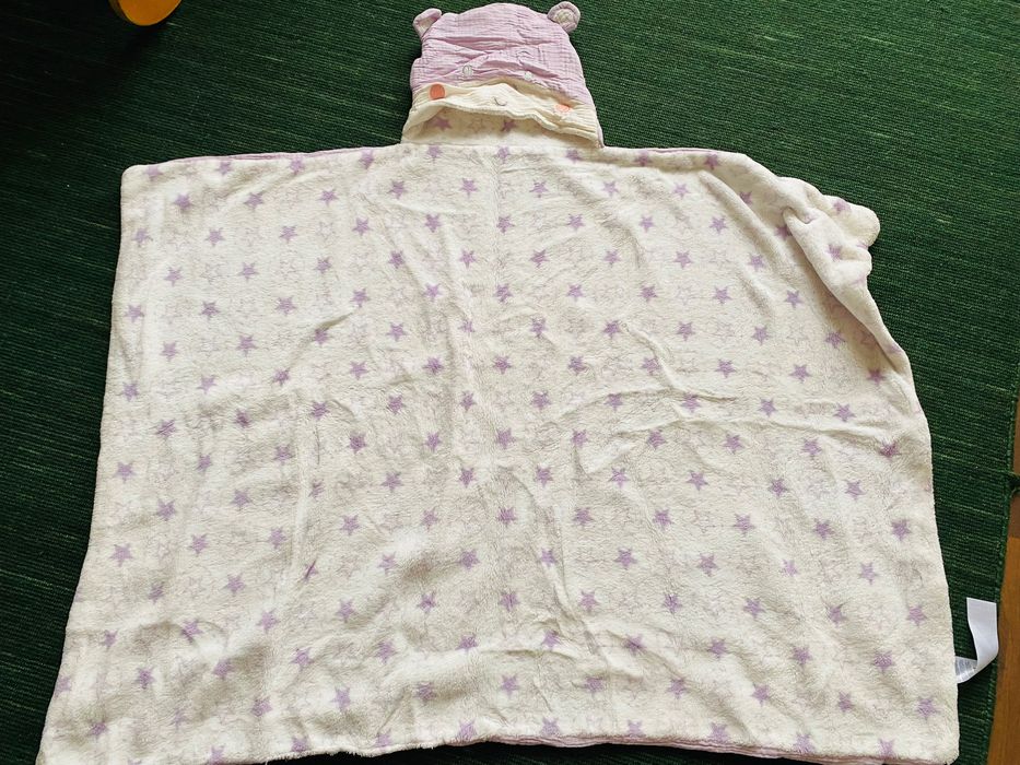 Patura Vertbaudet + patura Pepco + prosopele finet bebeluș