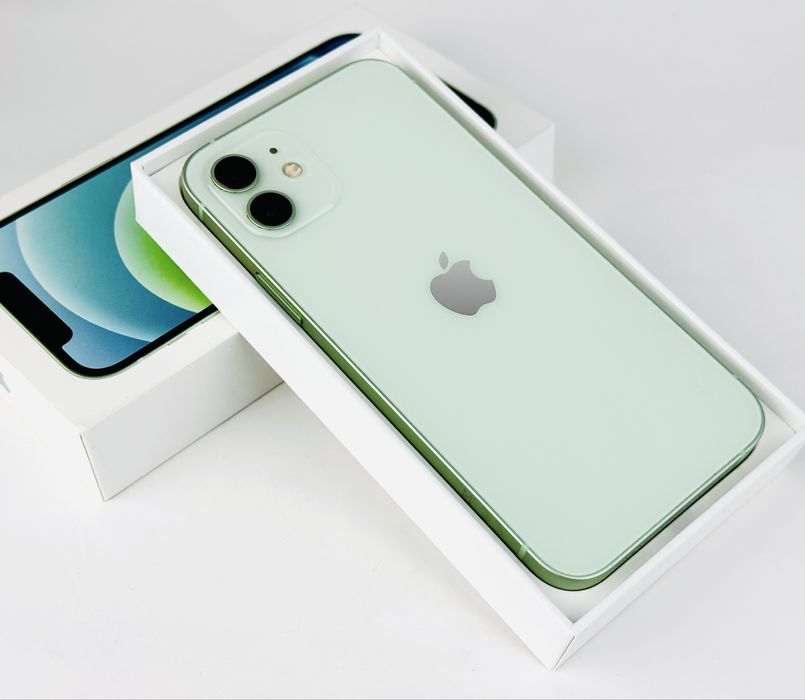 Apple iPhone 12 64GB Green 100% Батерия! Гаранция!