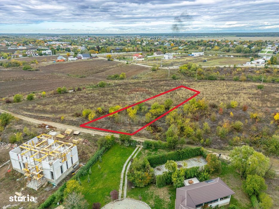 Teren 3000 mp în Snagov – zonă in dezvoltare, aproape de pădure