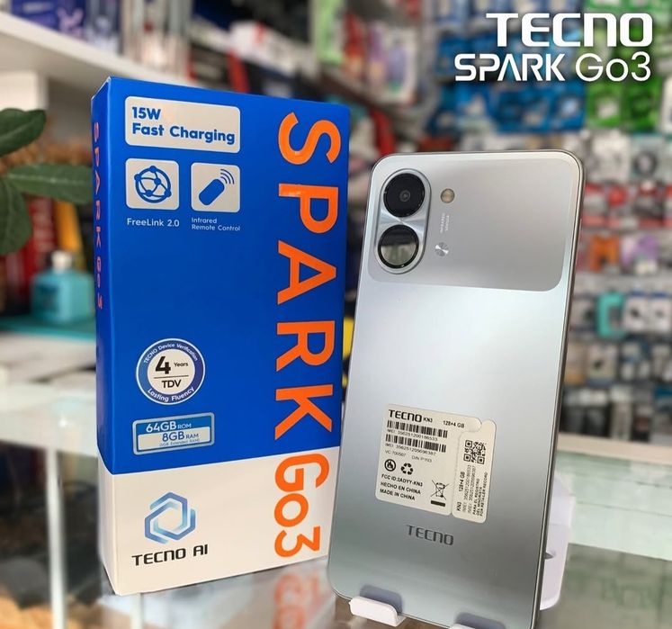 Tecno Spark Go 3 New 2026 Super Skidka+Garantiya+Dastafka
