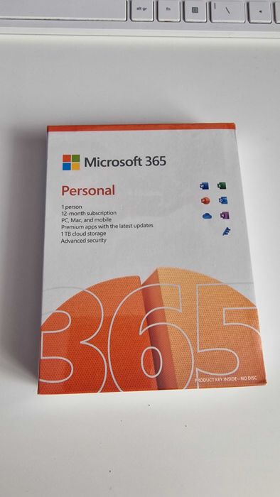 Licență Microsoft 365 Personal - 1 An (12 Luni) / 1 Utilizator - Nou, Sigilat