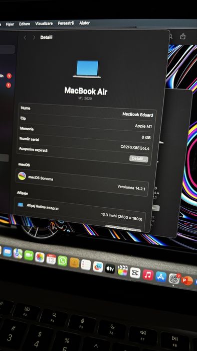 Macbook Air M1 de 13”