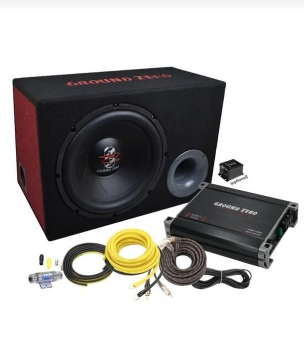 Ground Zero gz bass kit 12.300X-II connect – пълен комлект