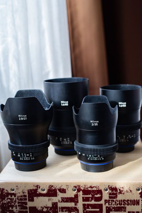 Set obiective EF Zeiss Milvus 21, 35, 50, 85 + Pelicase
