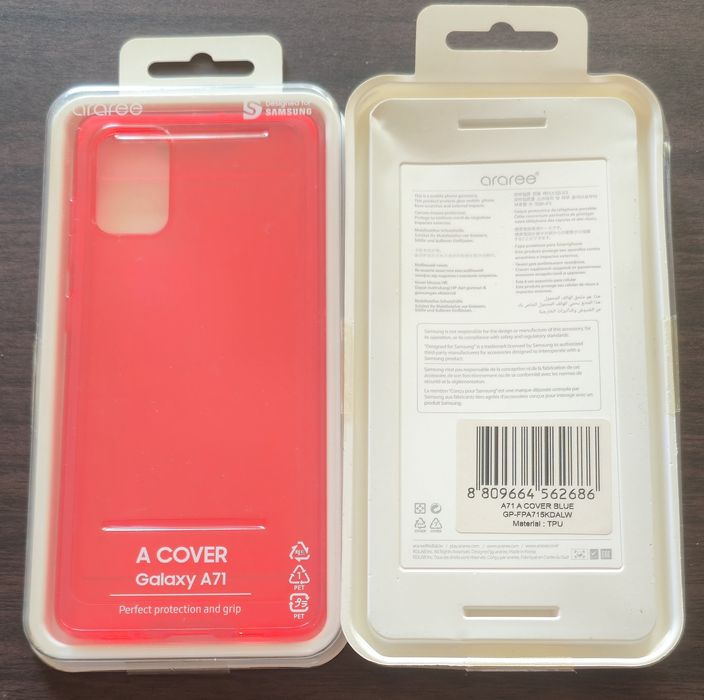 Husa silicon originala Samsung Araree A Cover Galaxy A71 A71 5G
