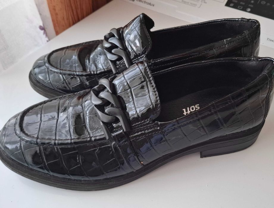 Pantofi dama Remonte,negru ,numarul 38