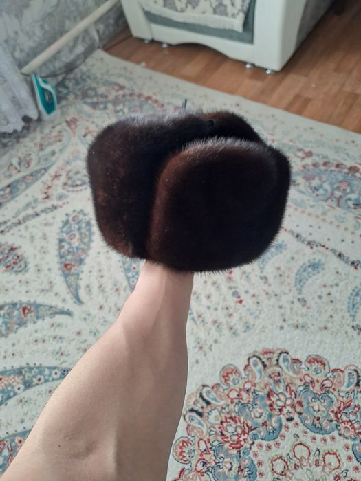 Продам шапку ушанку норковая