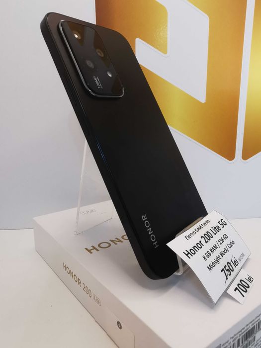 Honor 200 lite 5G 8GB RAM/256GB/Black/Produs impecabil! ID7279