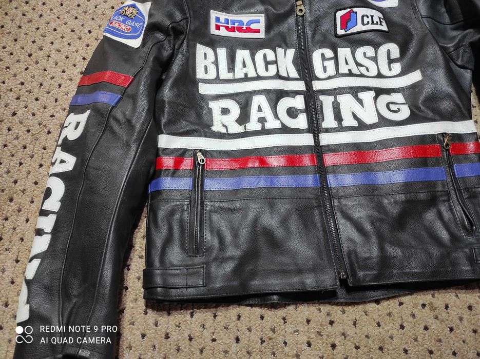 Geaca motocicleta din piele