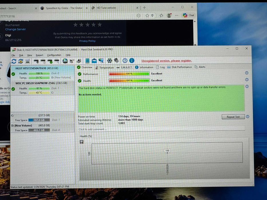 Hitachi HGST 500GB HTS725050A7E630 2.5'' 7200RPM SATA 6G/s 0J38