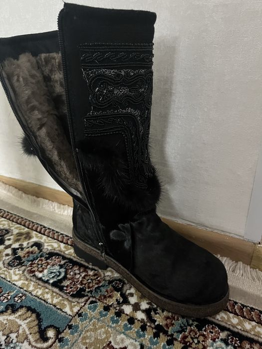 Натуральные оленьи сапоги унты