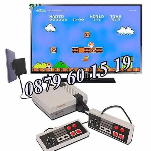Телевизионна игра с вградени 620 игри, ретро тв игра с два джойстика гр ...
