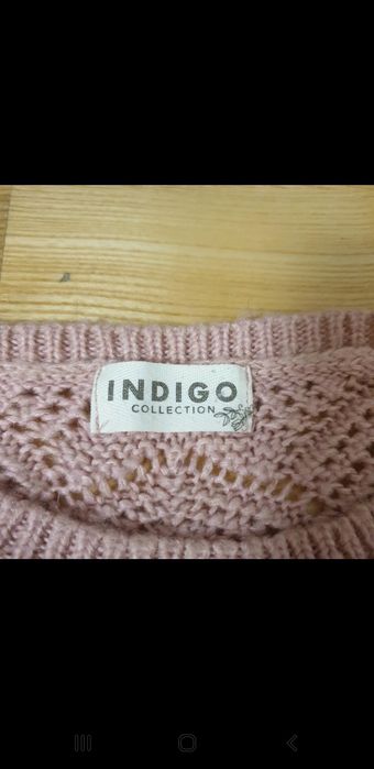 Pulover dama tricotat,  roz pal,mar M