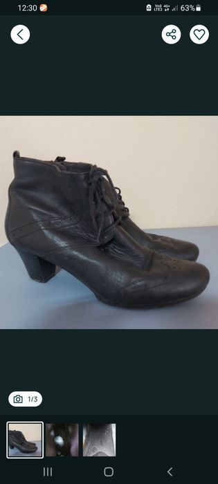 Дамски черни обувки