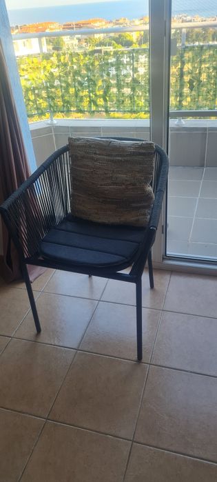 Градински стол с въжета