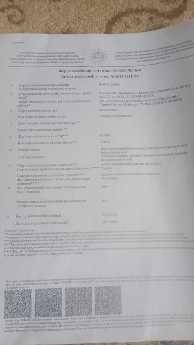 Участок сатылады