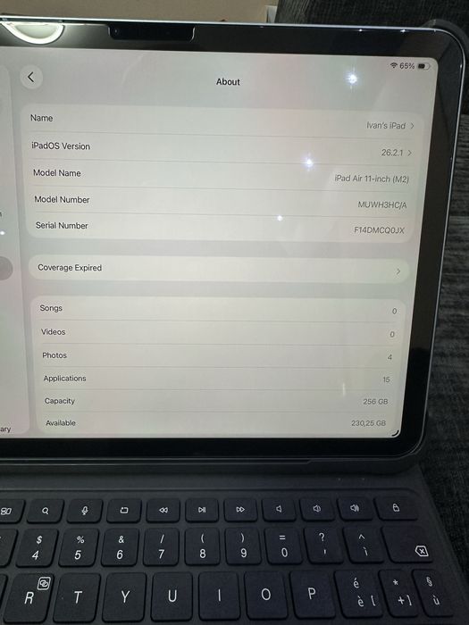 Apple air pad 11 M2 256Gb blue