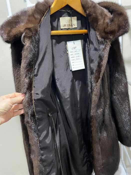 Шуба из цельной норки