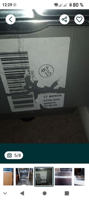 Vând mașina de spălat vase Bosch