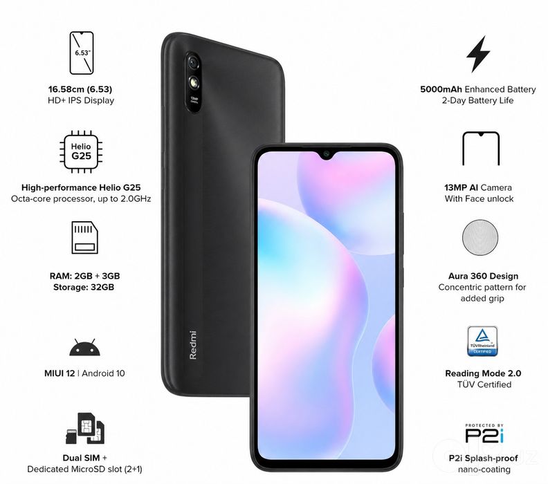 Redmi 9A 2+3\32GB