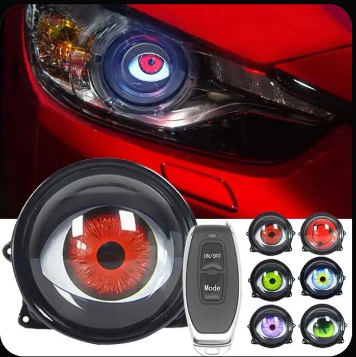 Фары линзы глаза