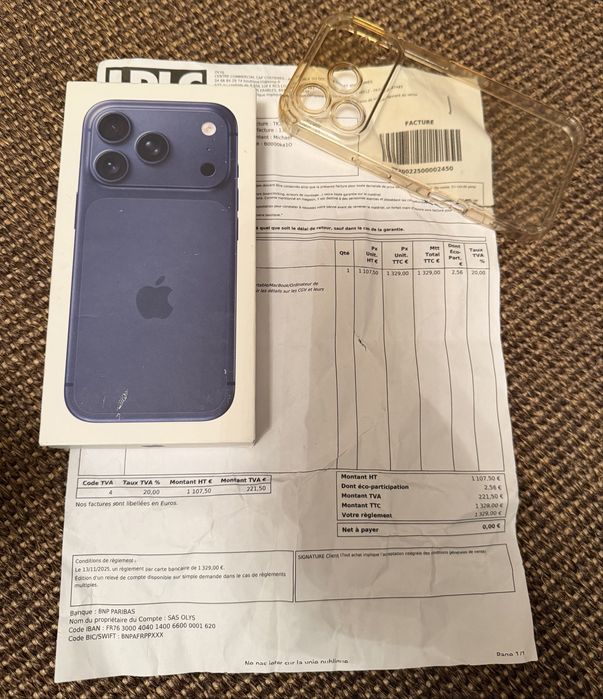 Iphone 17 Pro 256GB Blue 24м. ГАРАНЦИЯ ПОДАРЪК