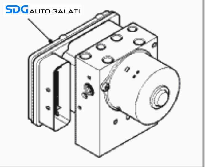 Unitate Modul Pompa ABS Land Rover Freelander 1 1997 - 2006 Cod 00008327E1 100925-08513 4K23C15G59 [LR2217]