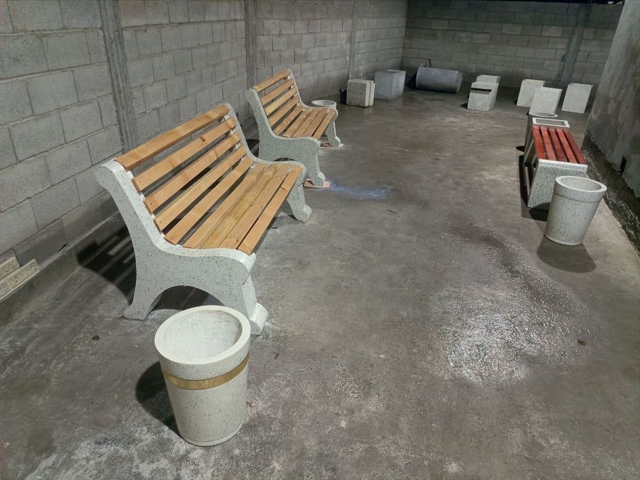 Скамейка вазон урна кашпо