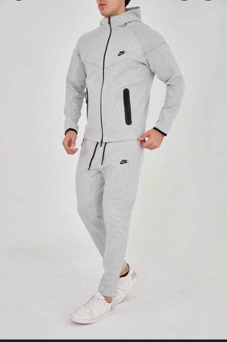 Nike Tech Fleece Bumbac 100% Gri